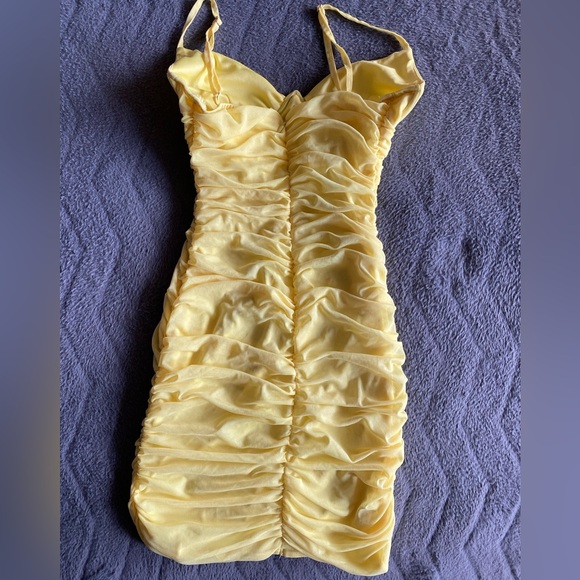 Yellow Mini Dress - Picture 2 of 2
